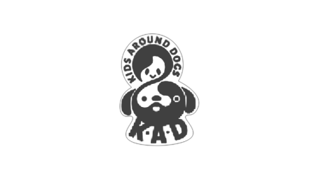 Kids Around Dogs Logo Black