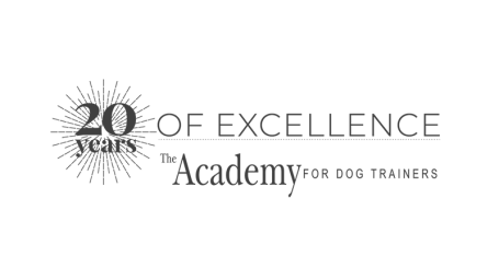 The Academy for Dog Trainers 20 Years of Excellence Logo Black-1